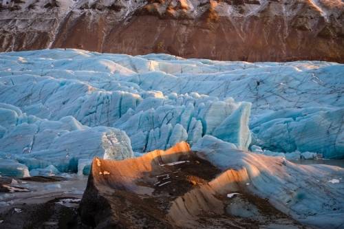 Svínafellsjökull Glacier in Vatnajökull National Park