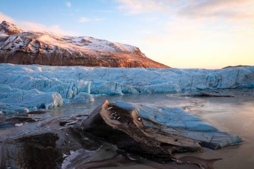 Svínafellsjökull Glacier in Vatnajökull National Park